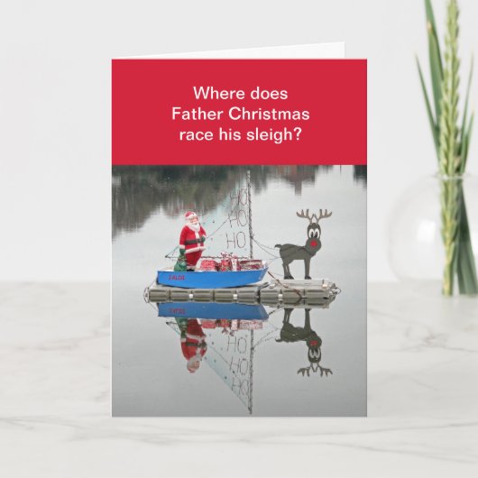 Cartes Pour Fêtes Annuelles Père Noël Fe (Devant)