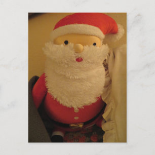 Cartes Pour Fêtes Annuelles Père Noël fourré