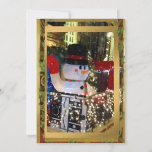 Cartes Pour Fêtes Annuelles Père Noël heureux à NYC