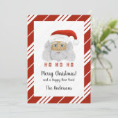 Cartes Pour Fêtes Annuelles Père Noël HO Bon Noël (Debout devant)