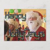 Cartes Pour Fêtes Annuelles Père Noël hohoho Joyeux Jollydays (Devant)