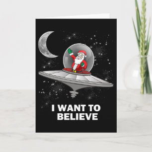 Cartes Pour Fêtes Annuelles Père Noël I veulent croire