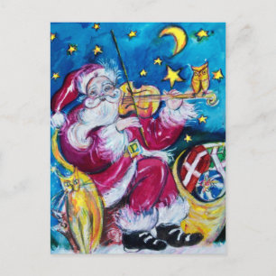 CARTES POUR FÊTES ANNUELLES PÈRE NOËL INSPIRÉ