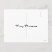 Cartes Pour Fêtes Annuelles Père Noël Jeter des cadeaux d'un hélicoptère amusa (Dos)