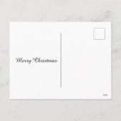 Cartes Pour Fêtes Annuelles Père Noël Jeter des cadeaux d'un hélicoptère amusa (Dos)