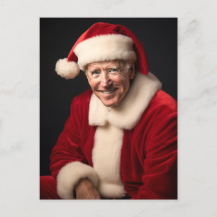 Cartes Pour Fêtes Annuelles Père Noël Joe Biden