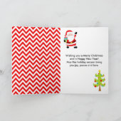 Cartes Pour Fêtes Annuelles Père Noël Joyeux Noël (Intérieur)