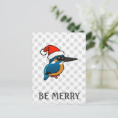 Cartes Pour Fêtes Annuelles Père Noël Kingfisher (Debout devant)