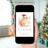 Cartes Pour Fêtes Annuelles Père Noël Kiwi Meri Kirihimete Noël néo-zélandais