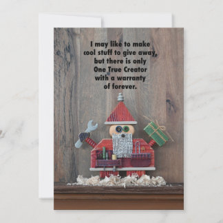 Cartes Pour Fêtes Annuelles Père Noël le Bâtisseur
