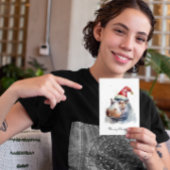 Cartes Pour Fêtes Annuelles Père Noël Little Hippo, coutume