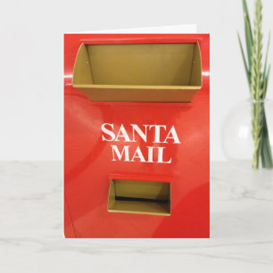 CARTES POUR FÊTES ANNUELLES PÈRE NOËL MAILBOX CHRISTMAS LOVE CARD