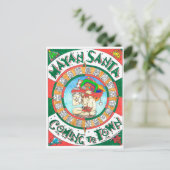 Cartes Pour Fêtes Annuelles Père Noël maya (Debout devant)