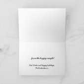 Cartes Pour Fêtes Annuelles Père Noël mignon et Mme Claus With Holly Christmas (Intérieur)