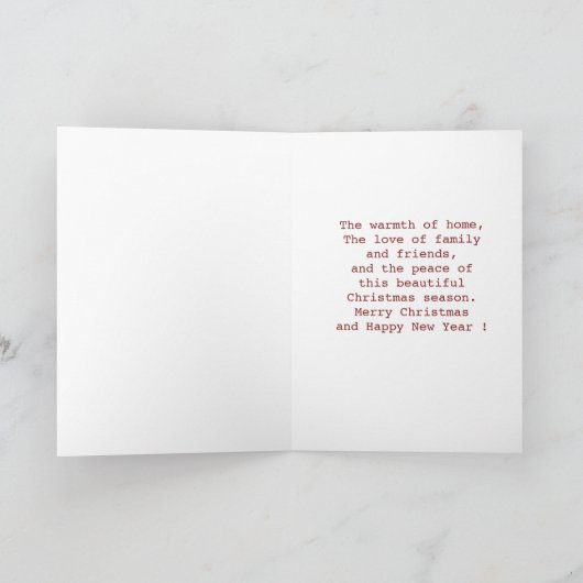 Cartes Pour Fêtes Annuelles Père Noël mignon, Serpent, Présents (Intérieur)