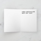 Cartes Pour Fêtes Annuelles Père Noël monte aux toilettes (Intérieur)