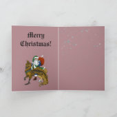 Cartes Pour Fêtes Annuelles Père Noël mythique (Intérieur)