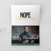 Cartes Pour Fêtes Annuelles Père Noël Nacho (Intérieur)