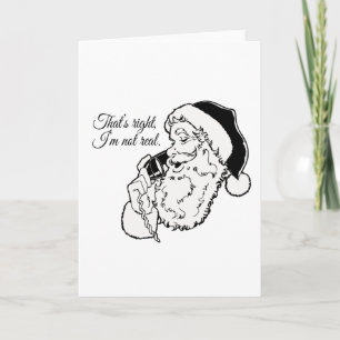 Cartes Pour Fêtes Annuelles Père Noël n'est pas vrai - .png