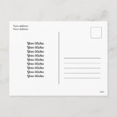 Cartes Pour Fêtes Annuelles Père Noël Noël tropical (Dos)