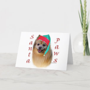 Cartes Pour Fêtes Annuelles Père Noël Paws