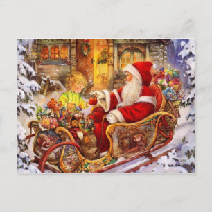 Cartes Pour Fêtes Annuelles Père Noël_Préparation1