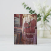 Cartes Pour Fêtes Annuelles Père Noël primitif (Debout devant)