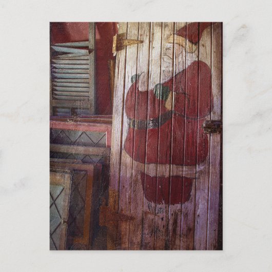 Cartes Pour Fêtes Annuelles Père Noël primitif (Devant)