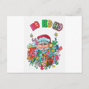 Cartes Pour Fêtes Annuelles Père Noël psychologique