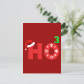 Cartes Pour Fêtes Annuelles père Noël rit à noël (Debout devant)