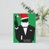 Cartes Pour Fêtes Annuelles Père Noël secrète de Sa Majesté (Debout devant)