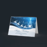 Cartes Pour Fêtes Annuelles Père Noël Sleigh Joyeux Noël Accueil d'entreprise<br><div class="desc">Père Noël Sleigh Merry Christmas Corporate Greeting Holiday Card.</div>