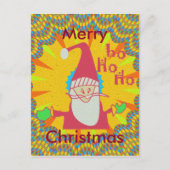 Cartes Pour Fêtes Annuelles Père Noël Special Hohoho ! Peinture à l'huile Haku (Devant)