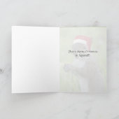 Cartes Pour Fêtes Annuelles Père Noël Squirrel™ Cheeker ! Génial ! Noël (Intérieur)