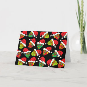 Cartes Pour Fêtes Annuelles Père Noël Sugar Skull