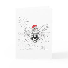 Père Noël sur JetSki