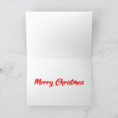 Cartes Pour Fêtes Annuelles Père Noël sur son chemin (Intérieur)