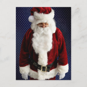 Cartes Pour Fêtes Annuelles Père Noël triste
