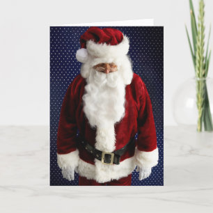Cartes Pour Fêtes Annuelles Père Noël triste