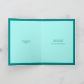 Cartes Pour Fêtes Annuelles Père Noël Typographie Turquoise Bleu Ajouter Lettr (Intérieur)
