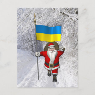 Cartes Pour Fêtes Annuelles Père Noël Ukraine