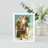 Cartes Pour Fêtes Annuelles Père Noël victorien (Debout devant)