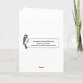 Cartes Pour Fêtes Annuelles Père Noël vilain Doxie (Dos)