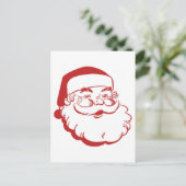Cartes Pour Fêtes Annuelles Père Noël vintage (Debout devant)