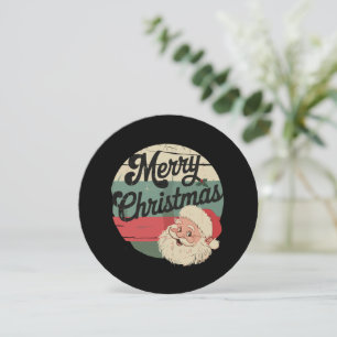 Cartes Pour Fêtes Annuelles Père Noël vintage Joyeux Noël Visage Ancien
