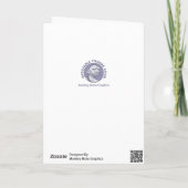 Cartes Pour Fêtes Annuelles Père Noël vous regarde (Dos)