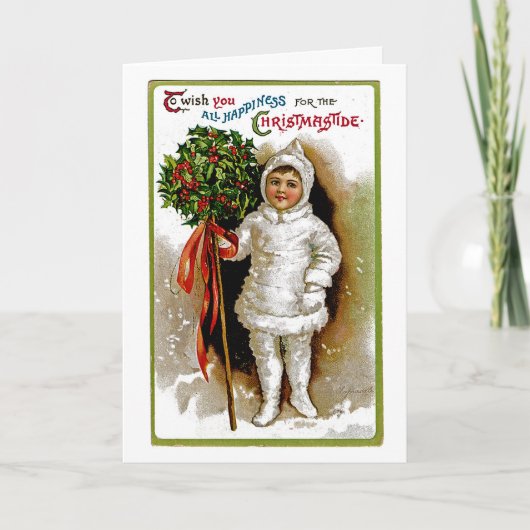 Cartes Pour Fêtes Annuelles Période de Noël (Devant)