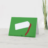 Cartes Pour Fêtes Annuelles Période festive drôle (Dos)