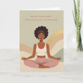 Cartes Pour Fêtes Annuelles Permission to Pause Greeting Card (Devant)