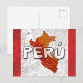 Cartes Pour Fêtes Annuelles Pérou (Devant / Derrière)